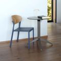 Стол QUATRO FOLD ø 70 WHITE-WHITE6